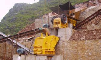 stone crusher and screen for stone production line